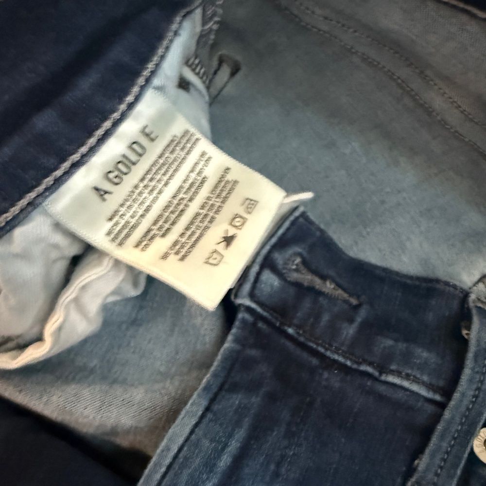 Agolde Dark Wash Skinny Jeans Size 26 Premium Denim - Picture 4 of 6